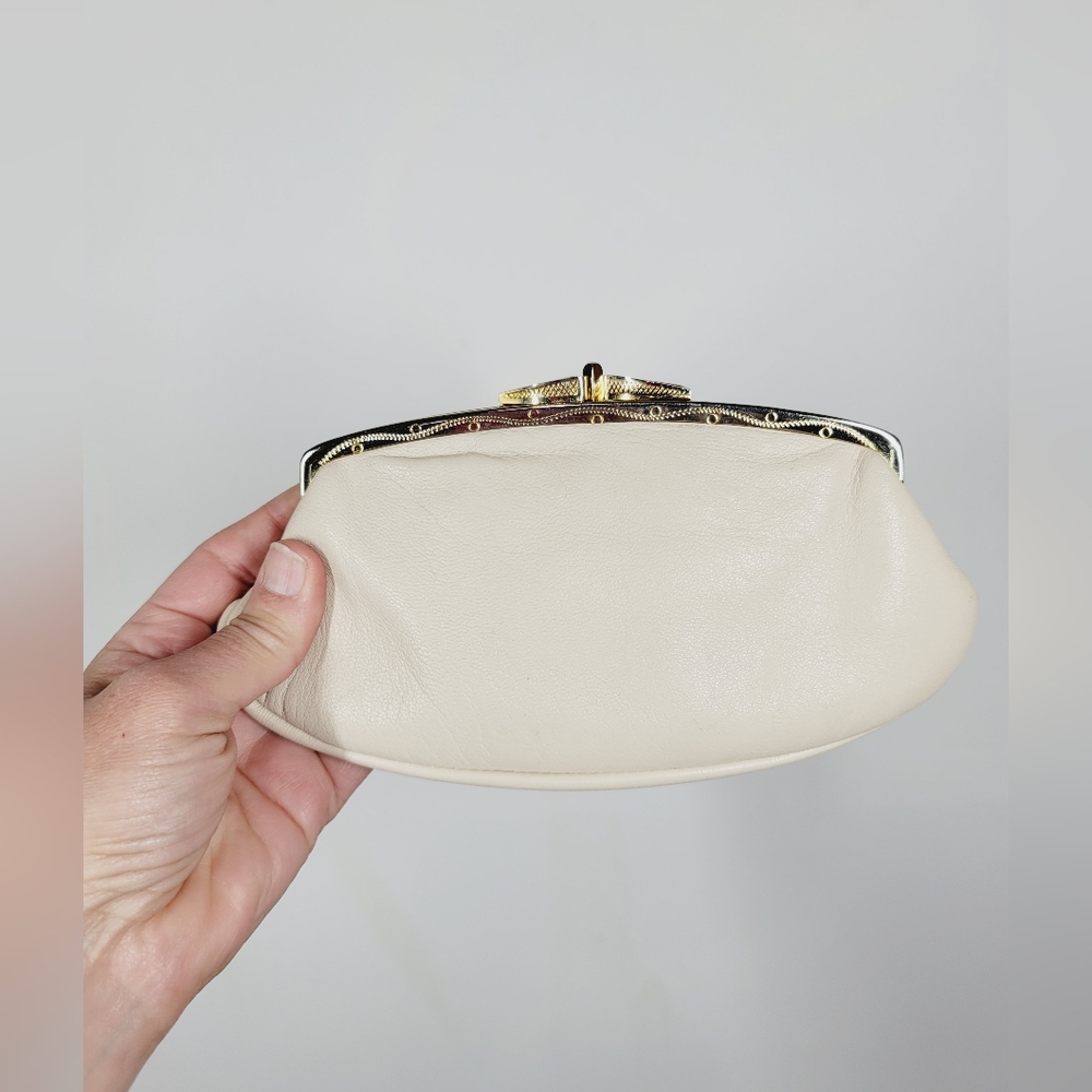Elegant Cream Clutch Bag